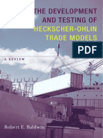 The Development and Testing of Heckscher-Ohlin Models