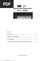 I4S Hard Disk Expansion User S Guide: C1996 Musitronics GMBH