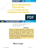 APOYO GESTION EDUCATIVA-USO Y MANEJO DE ESTANDARES DE CALIDAD EDUCATIVA