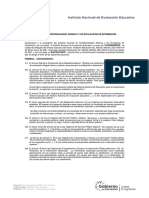 Acuerdo de confidencialidad para evaluación educativa