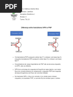 Transistores NPN e PNP