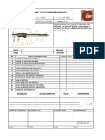 003 Check List de Calibrador Digital BM