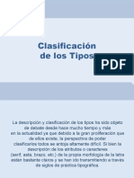 Clasificacion YTipografos Importantes