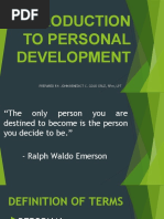 Chapter 1 Introduction To Personal Development