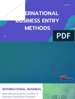 F - 4international Business Entry Methods