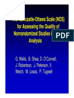 The Newcastle-Ottawa Scale (NOS) For Assessing The Quality of Nonrandomized Studies in Meta-Analysis