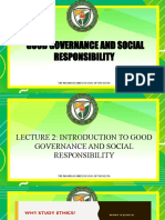 Introduction To Good Governance and Social Responsibility