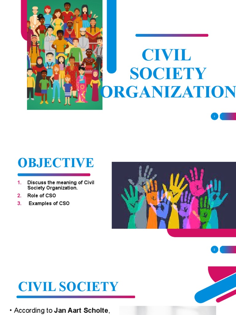 Understanding Civil Society Organizations | PDF | Non Governmental ...