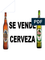 Se Vende Cerveza