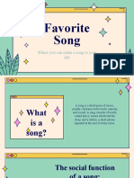 What is your favorite song