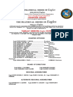 Charter Grant Format