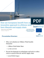 How Can Europeans Benefit From An Innovative Approach To Offshore Wind Farm Lifecycle and Supply Chain