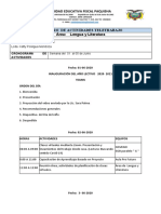 Informe de Teletrabajo Del 1 Al 5 de Junio