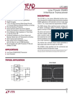 LTC485 (Low Power RS485 Interface Tranceiver - Linear Technologies