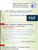 Curso Alimentos y Alimentación Tema 1