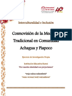 Cosmovision de La Medicina Tradicional en Comunidad Achagua y Piapoco