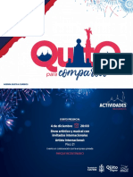 Agenda Fiestas Quito 2021