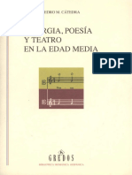 2005 CÁTEDRA Liturgia, Poesía y Teatro