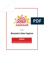 Biometric Data Capture: Uidai