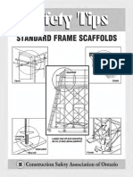 Safety Tips Standard Frame Scaffolding