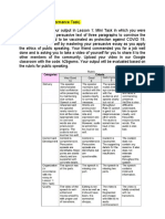 Activity 7 - Do It-Performance Task