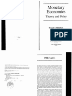 Monetary Economics Theory and Policy MCCALLUM 1989)