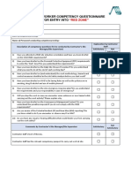 PMVIVO-0009-HSSE General Worker Competency Questionnaire