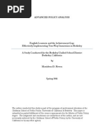 Download Effectively Implementing Two-Way Immersion in Berkeley - M Rivera - APA by pazchannels SN54703540 doc pdf