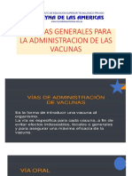 Tecnicas Generales para La Administracion de Las Vacunas