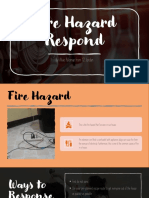 Fire Hazard Respond: by Alvie Palomar From 12 Jordan