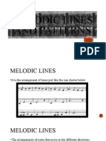 Melodic Lines and Patterns
