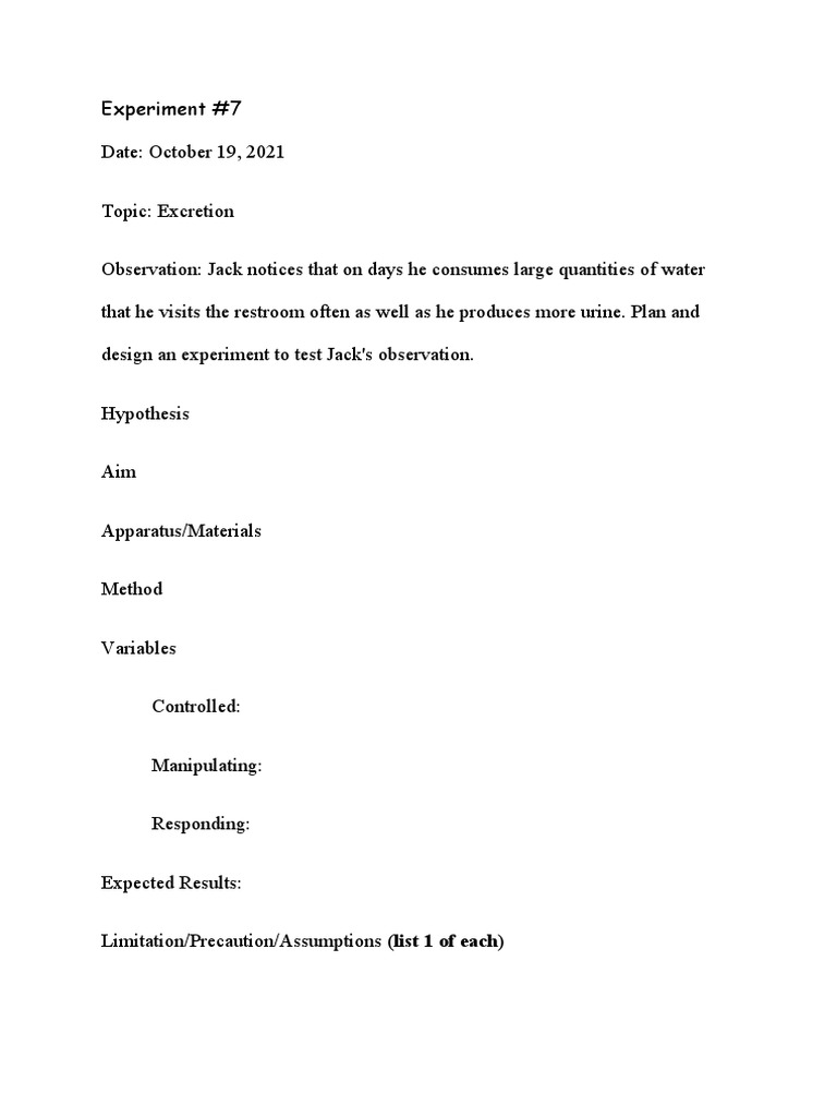 Experiment #7 | PDF | Science & Mathematics