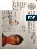 Identificación Oficial.