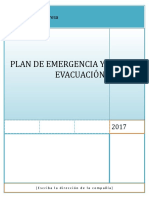 Plan de Emeregencia Bodega 2018