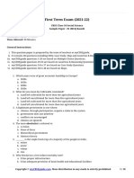 Mycbseguide: Cbse Class 10 Social Science Sample Paper - 01 (MCQ Based)
