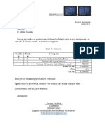 Carta de Cotización PLANTILLA