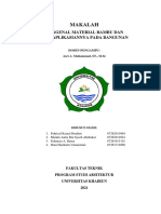 PDF Makalah Mengenal Bambu Dan Pengaplikasiannya Pada Bangunan