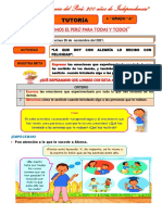 Semana 34 - Día 5 - Tutoría - Lo Que Doy Con Alegría Lo Recibo Con Felicidad-Cuarto