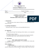 English10 Q2 Week4 Formulate Claims of FactCQA - gqa.LRQA