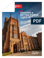 Shaping A Better World SINCE 1845: University Pathways For International Students 2020-21