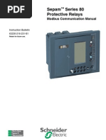 Sepam Series 80 Modbus Manual