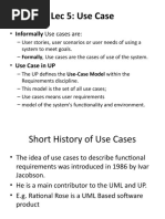 Lec 5 Use Case Modelling 