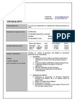 CV Experienced Candidates Sample-3