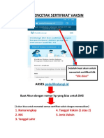 Cara Mencetak Sertifikat Vaksin