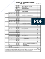 2021-2022 District Calendar Adopted April 13 2021