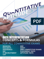 Data Interpretation Concepts and Formulas Splessons
