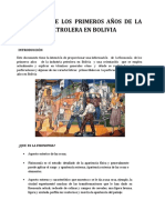 hISTORIA PRIMEROS AÑOS EN LA INDUSTRIA DEL PETROLEO