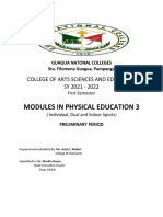 College Pe 3 Modules