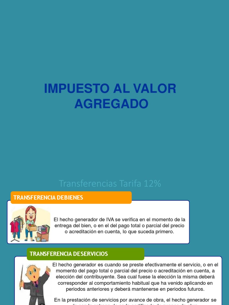 Impuesto Al Valor Agregado | PDF | Impuestos | Impuesto al valor agregado