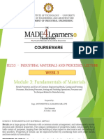 COURSEWARE - Module 3 - Fundamentals of Materials